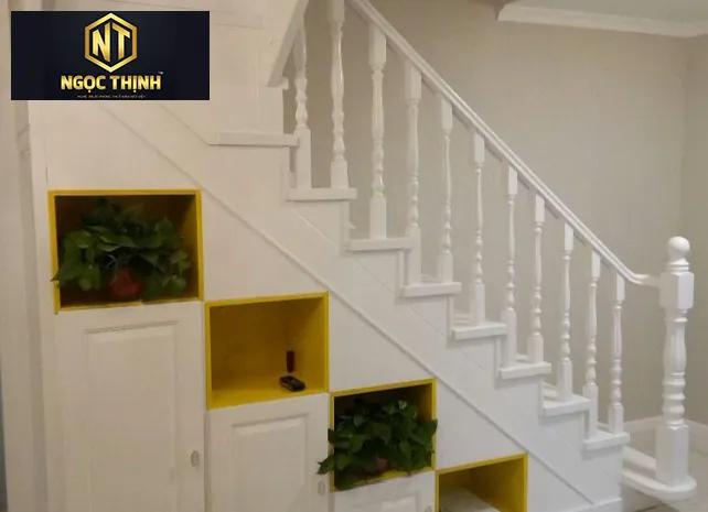 Xưởng Nội Thất Ngọc Thịnh Long Thành - Biên Hòa - Tối đa diện tích sử dụng với tủ cầu thang thông minh & sáng tạo.